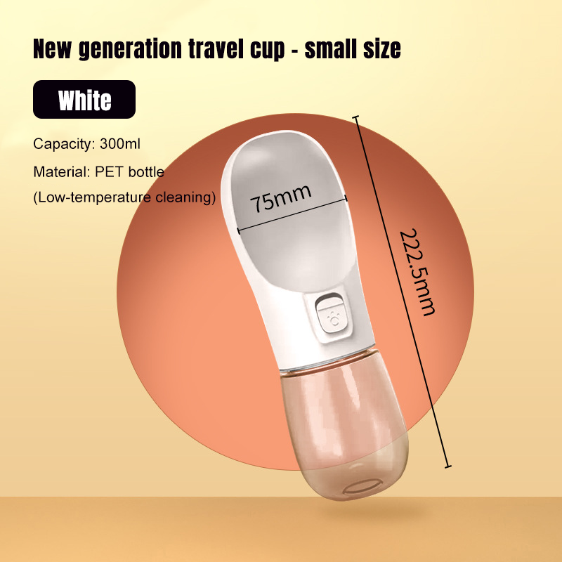 Pet Travel Water Bottle for Dogs and Cats - Portable Outdoor Drinking Cup for Pets, Convenient for Walks and Travel